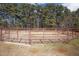 Property showcasing a sturdy, fenced horse corral perfect for equestrian activities at 4100 Durham Rd, Raleigh, NC 27614