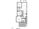 Detailed floor plan showcasing the layout of the home, including bedrooms, bathrooms, and living spaces at 518 Worth St, Raleigh, NC 27601