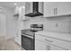Bright kitchen featuring white cabinets, stainless steel appliances, and modern backsplash at 518 Worth St, Raleigh, NC 27601