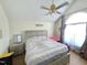 Relaxing main bedroom with a ceiling fan and abundant natural light at 7098 Blue Springs St, Gibsonville, NC 27249