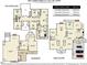 Detailed floor plan showcasing multiple bedrooms, living spaces, and basement features at 1013 Timber Mist Ct, Cary, NC 27519