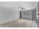 This living room features a fireplace, built-in shelving, and a window seat at 1031 Wait Ave, Wake Forest, NC 27587
