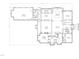 Detailed floor plan showcases the layout of the first floor, including kitchen, living room, and primary bedroom at 1612 Hunting Ridge Rd, Raleigh, NC 27615