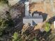 An aerial view of this house showing the surrounding yard at 1915 Lambert Rd, Graham, NC 27253