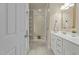 Bathroom with a large vanity and walk-in shower at 2482 Golden Forest Dr, Franklinton, NC 27525