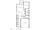 Detailed floor plan showcasing the layout of the home, including room dimensions and relationships at 257 Beacon Dr, Pittsboro, NC 27312