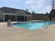 Inviting community pool with a convenient chair lift for accessibility at 306 Brier Summit Pl, Durham, NC 27703