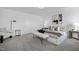 Bright main bedroom with neutral tones, a large bed, and stylish decorative accents at 43 Mable Court # 4, Lillington, NC 27546
