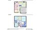 Detailed floor plan showcasing the layout of the home's rooms and living spaces at 594 Executive Dr, Lillington, NC 27546
