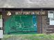 Informational park map showing the layout and trails of West Point on the Eno at 1021 Prominence Dr., Homesite 20, Durham, NC 27712