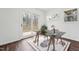 Bright office space with sliding glass doors leading to a deck and a modern desk setup at 109 Chatterson Dr, Raleigh, NC 27615