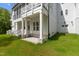 Large green backyard with patio at 175 Stonecrest Way, Pittsboro, NC 27312