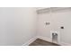 Laundry room with hookups and space for storage at 264 Big Bradley Dr, Wendell, NC 27591