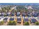 Neighborhood aerial view with trees and well maintained homes at 309 Malvern Hill Ln, Morrisville, NC 27560