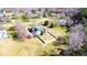 Aerial view of a home featuring a backyard with lawn at 3337 Scarlet Oak Dr, Mebane, NC 27302