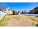 Backyard with white vinyl privacy fence at 3337 Scarlet Oak Dr, Mebane, NC 27302