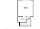 Second floor architectural floor plan featuring the bedroom and closet at 3337 Scarlet Oak Dr, Mebane, NC 27302