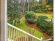 Expansive backyard featuring lush greenery, mature trees, and a serene natural landscape at 3343 Ridgecrest Ct, Raleigh, NC 27607