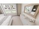 Cozy bedroom with large windows, offering natural light, paired with a dresser and a calming neutral color scheme at 3928 Willow Gate Way, Raleigh, NC 27604