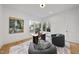 Sunlit office with a neutral palette, hardwood floors, and a peaceful atmosphere at 4329 Lambeth Dr, Raleigh, NC 27609