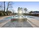 Backyard pool with fountain feature, ideal for enjoying outdoor living at 4329 Lambeth Dr, Raleigh, NC 27609
