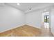 A bedroom with hardwood floors at 523 S West St # 502, Raleigh, NC 27601