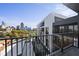 Balcony view of the city skyline with building at 523 S West St # 502, Raleigh, NC 27601