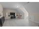 Large bonus room with mirrors, ballet bar, vinyl floors, and recessed lighting at 1117 Golden Star Way, Wake Forest, NC 27587