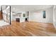 Bright living room with hardwood floors and open layout at 168 Daphine Dr, Hillsborough, NC 27278