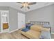 Cozy bedroom with a daybed, closet, and ensuite bathroom at 2 Forest Green Dr, Durham, NC 27705