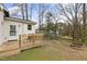 Charming backyard featuring a wooden deck perfect for outdoor entertaining at 2305 Fitzgerald Ave, Durham, NC 27707