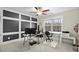 Office space with large window and modern decor and lighting at 2981 Thurman Dairy Loop, Wake Forest, NC 27587