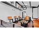 Unusual room with wooden furniture, a brick floor, and eye-catching interior design at 318 W Lillington St, Angier, NC 27501