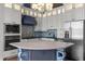 The gorgeous gourmet kitchen features updated appliances and stylish cabinetry at 500 N Duke St # 55-103, Durham, NC 27701