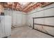 Unfinished basement with concrete walls and floors is ready to be customized to your needs at 5512 Spring Bluffs Ln, Raleigh, NC 27606