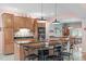 Kitchen featuring black granite counters and stainless steel appliances at 5512 Spring Bluffs Ln, Raleigh, NC 27606