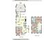Detailed floor plan of a two-story home showcasing the layout of each room and their dimensions at 1005 Whistler St, Durham, NC 27713