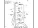 A site plan showcasing property lines, setbacks, and dimensions of the property at 101 Hiddenite Pl, Holly Springs, NC 27540
