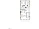 Third floor plan featuring a primary suite with bathroom, two bedrooms, a bathroom, and laundry at 1026 Zelkova Lane, Chapel Hill, NC 27517