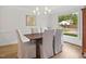 Bright dining room with stylish table and chairs offers a comfortable dining experience at 104 Pinecroft Dr, Raleigh, NC 27609