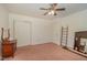 Bedroom with carpet and paneling, and plenty of space for storage and furniture at 1103 Driftwood Dr, Siler City, NC 27344