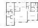Detailed floorplan showcasing layout of bedrooms, bathrooms, kitchen, and living areas at 1515 Indian Camp Rd, Chapel Hill, NC 27516