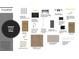 Selection of new home materials and color palette options for the interiors of the house at 2013 Trident Maple Ln, Chapel Hill, NC 27517