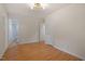 Spacious bedroom with hardwood floors and a convenient attached bathroom at 2607 Nation Ave, Durham, NC 27707