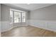 Spacious living room with a bay window and hardwood floors at 270 S Ridge Dr, Garner, NC 27529