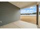 Picture of the back patio looking out to the large yard at 303 Bella Sq, Smithfield, NC 27577