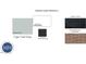 Exterior color scheme: Cape Cod Gray siding, Bessemer Gray brick, and Snow White trim at 319 Chesapeake Commons St # 103, Garner, NC 27529