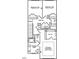 The third floor features three bedrooms, two bathrooms, and a laundry room at 319 Chesapeake Commons St # 103, Garner, NC 27529