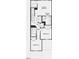 Second floor plan featuring a primary bedroom, two bathrooms and two additional bedrooms at 154 Parker Ln, Mebane, NC 27302