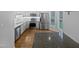 Modern kitchen featuring stainless steel appliances, sleek countertops, and a functional layout for cooking at 206 Collegiate Cir, Durham, NC 27713